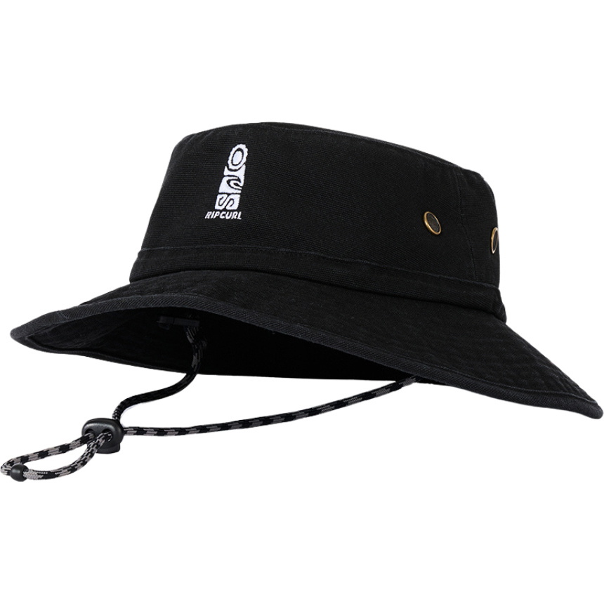 2026 Rip Curl Mens S-Series Wide Brim Hat 1LWMHE - Black